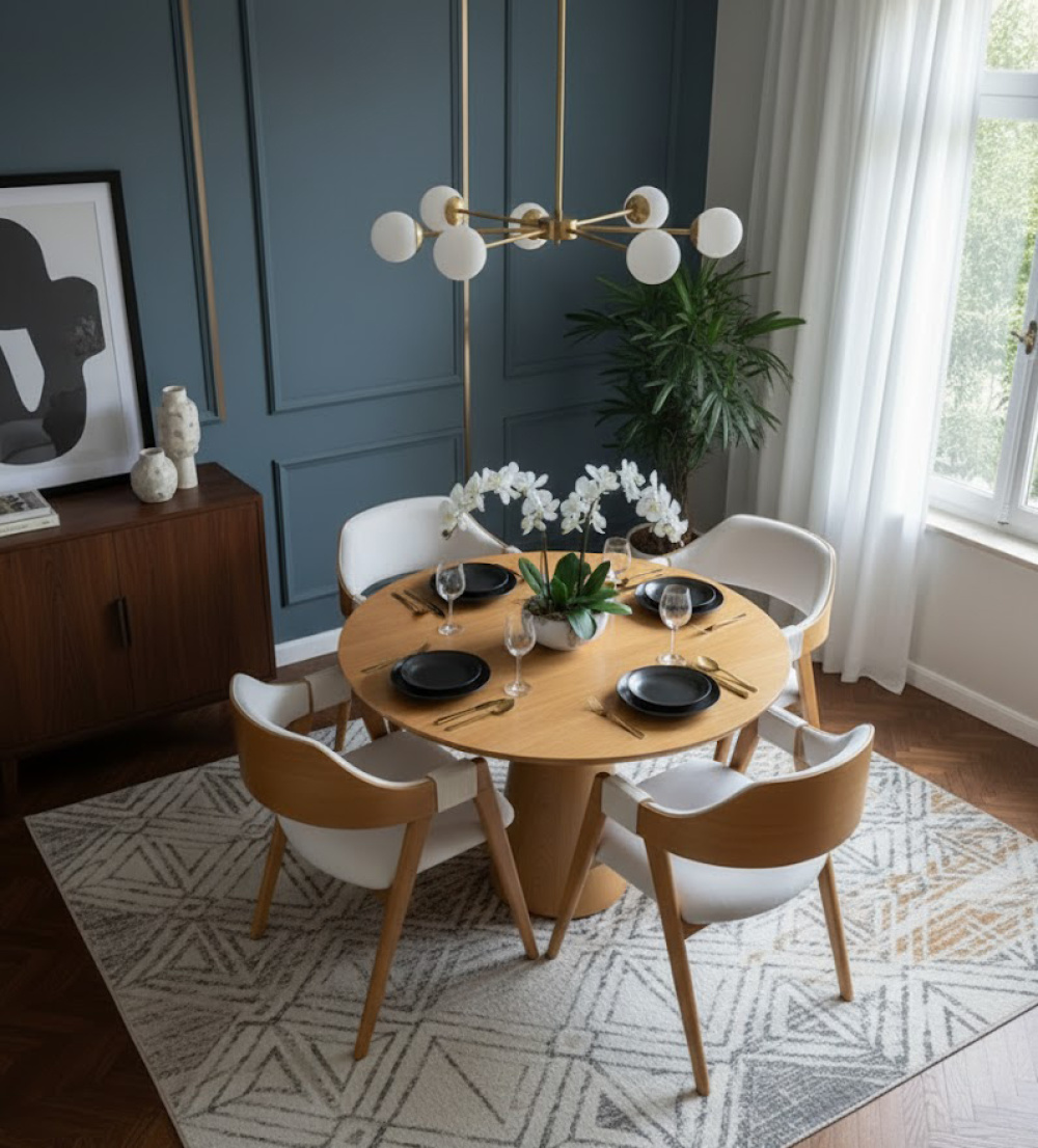 Conjunto de Jantar com 4 Cadeiras Enfield e Mesa Paris, imagem 2 da galeria