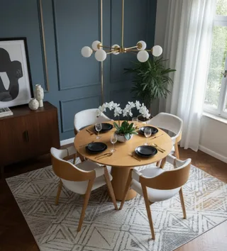 Conjunto de Jantar com 4 Cadeiras Enfield e Mesa Paris, imagem 2 da galeria
