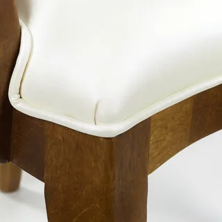 Cadeira Medalhão com Rattan e Braços — Imbuia com Rattan e Braços Facto Pérola, imagem 7 da galeria